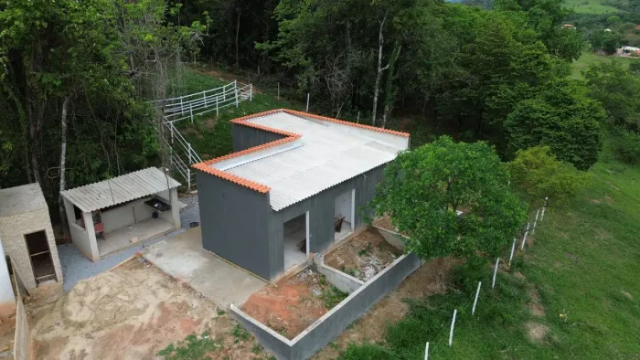 Chácaras em Florestal venda Casa 60m2 nova com vista definitiva perto asfalto agua luz