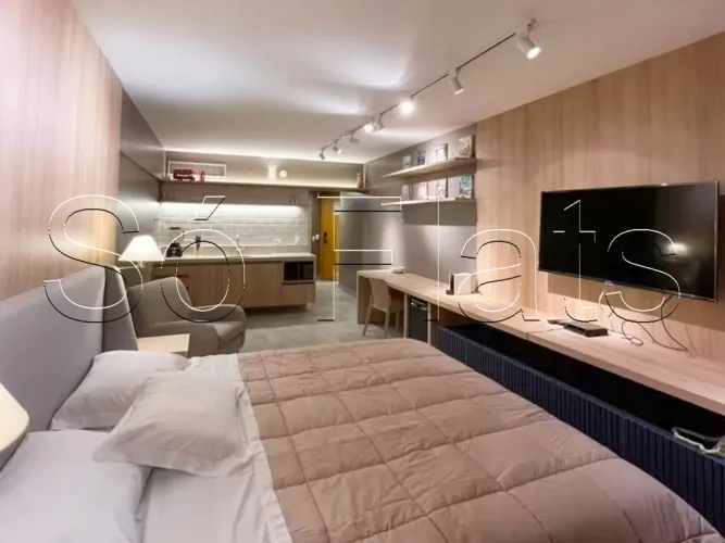Studio Mobiliado à Venda em Alphaville | Av. Cauaxi | 1 Vaga | Ideal Investimento