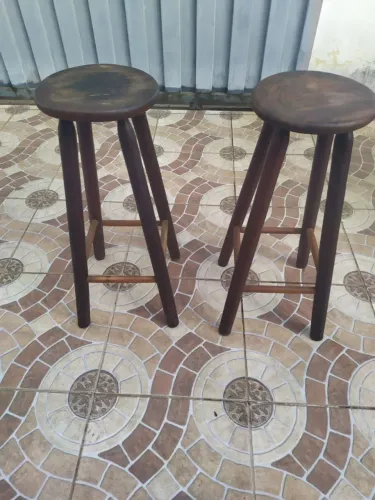 Banquetas madeira  70 cm