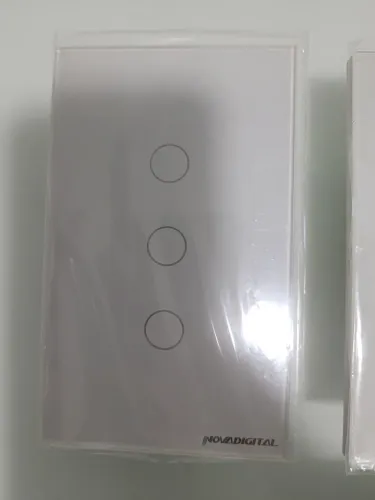 Interruptor touchscreen nova digital - 3 teclas