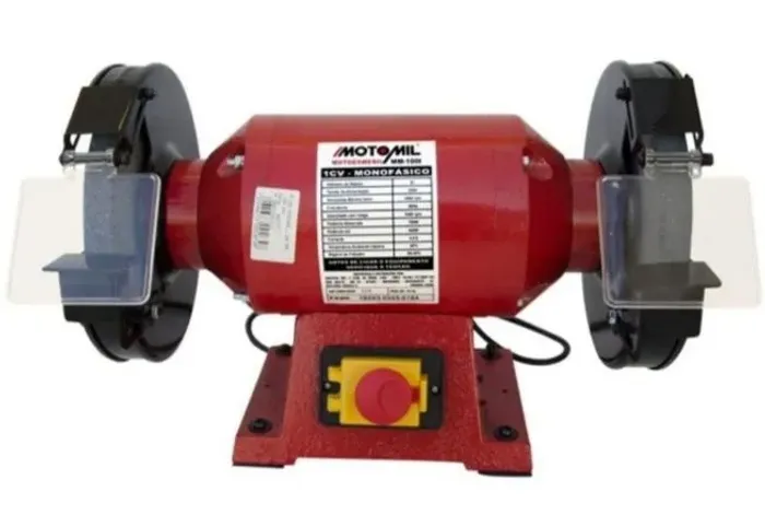 moto esmeril 1hp 8 polegada motomil