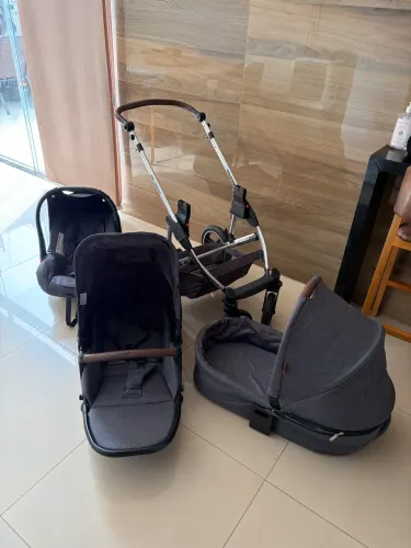 Kit bebê conforte carrinho e Moisés ABC