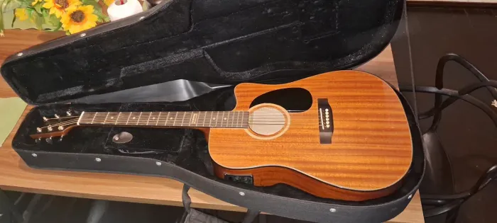 Violão Aço Giannini Performance GF-1D CEQ acompanha a soft case