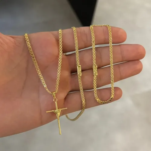 Corrente Pulseira banhada a ouro última und 