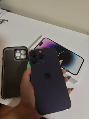 ? iPhone 14 Pro Max 256GB Roxo Deep Purple | Impecável | Caixa e Carregador