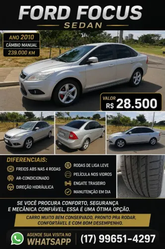 Ford Focus Sedan 2.0 16v/2.0 16V Flex 4P 2010