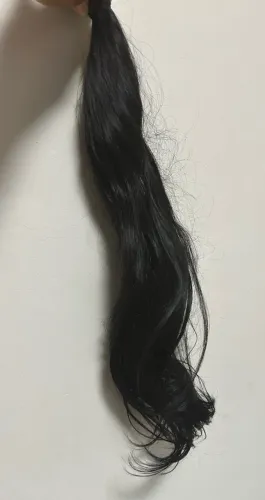 Cabelo humano brasileiro.