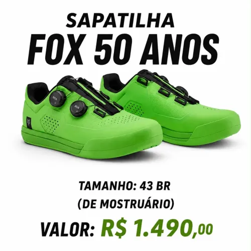 Sapatilha Fox 50 anos Tamanho 43Br ( novo )