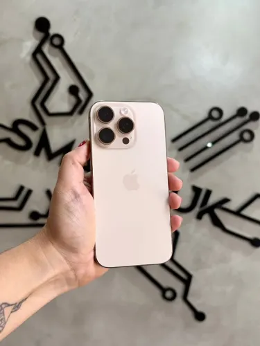 iPhone 16 Pro Desert 128GB (Nota e 3 meses de garantia)
