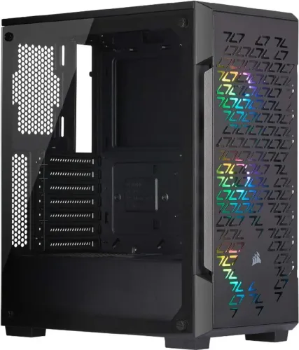 Gabinete Corsair iCUE 220T RGB Airflow, Lateral em Vidro Temperado, 3 Fans RGB