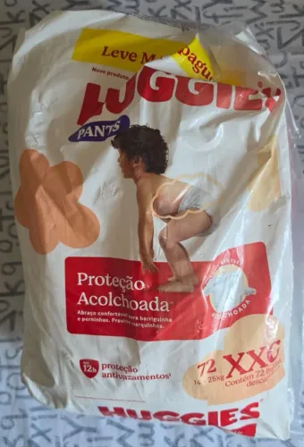 FRALDAS ROUPINHA - HUGGIES -XXG|72