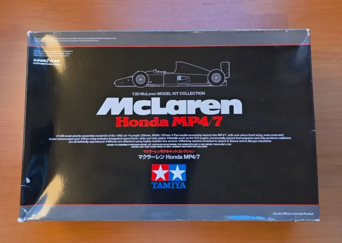 Mclaren Honda MP 4/7 F1 Tamiya 1/20