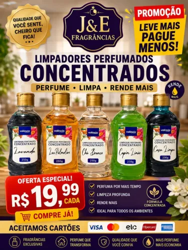Limpador Perfumado Concentrado 