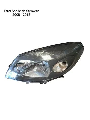 Farol esquerdo Sandero Stepway 2008 - 2013