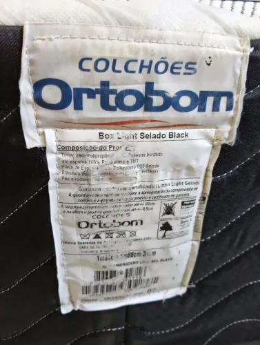 Cama de Casal usada. ( Ortobom)