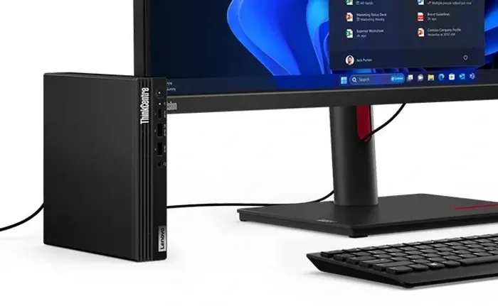 Mini Computador completo Lenovo | Core i5 13th Geração | 16GB RAM | SSD 1TB | Monitor 22