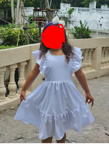 Vestido branco ABC 