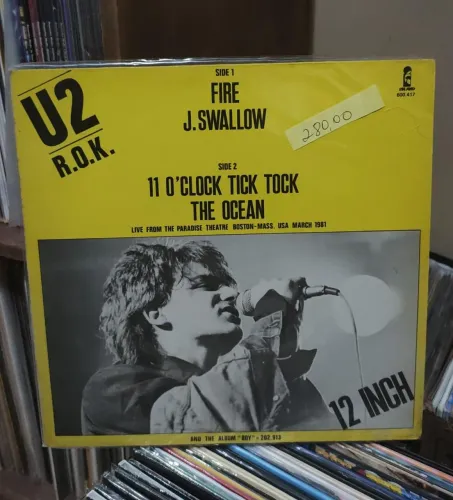U2 - Fire 12"EP vinil importado Raro
