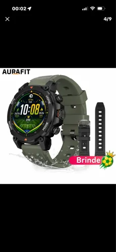 Aurafit G6 Smartwatch para Esportes Relógio: GPS Interno