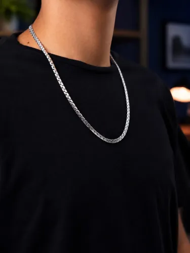 Correntinhas da cor prateada+pulseira