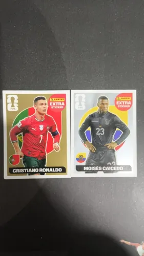FIGURINHA DOURADA CRISTIANO RONALDO CR7