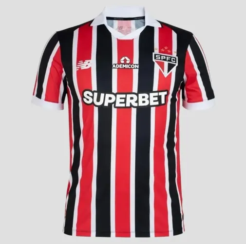 Camisa do São Paulo Masculina Verrmelho Torcedor