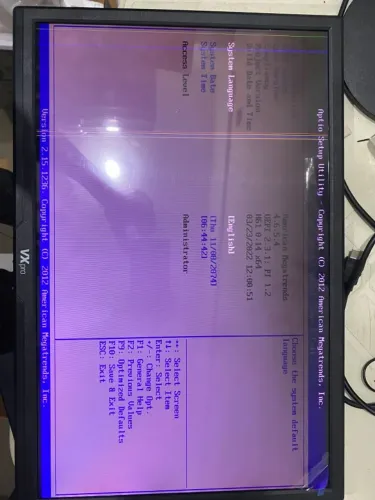 Monitor VXPRO 22 polegadas com pequena avaria