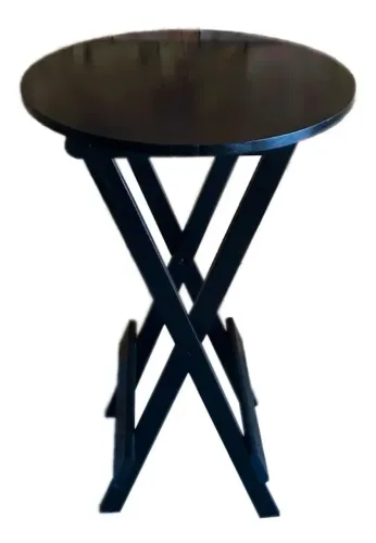 7802 - MESA BISTRO PRETA / MARCA: MAPLAN