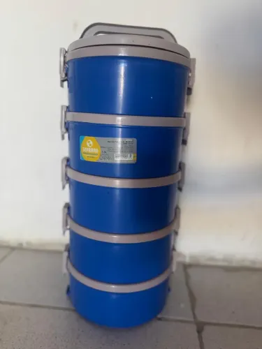 Conjunto com 5 marmitas térmicas