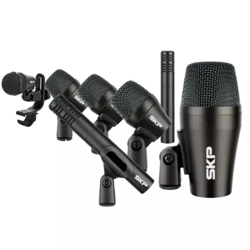 Kit De Microfone De Bateria SKP Drum 7 Profissional 