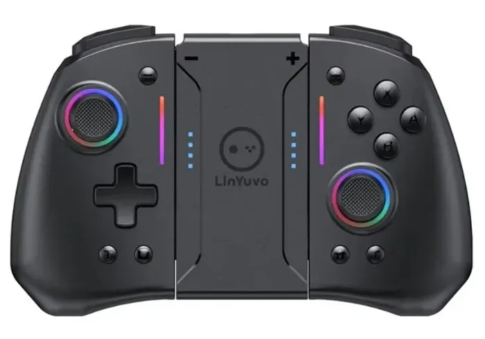 Controle Wireless Linyuvo Ks42 Switch/lite/oled Preto Bluetooth E Sensor Movimento