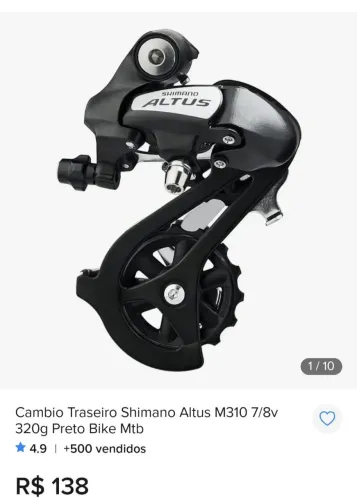 Peças de bicicleta shimano