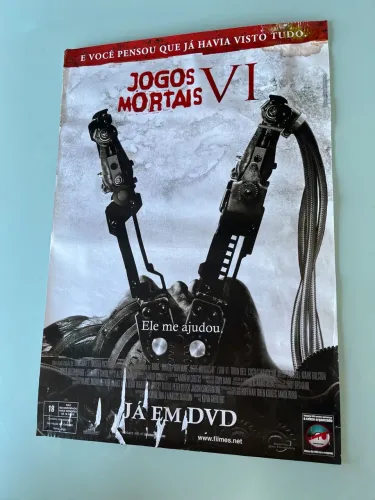 Jogos mortais 6 pôster original 