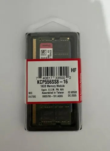 Memória 16gb DDR5 Kingston 5600Mhz