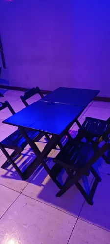 CONJUNTOS MESAS E CADEIRAS BAR - USADO - MAIS DE 20 CONJUNTOS DISPONIVEIS
