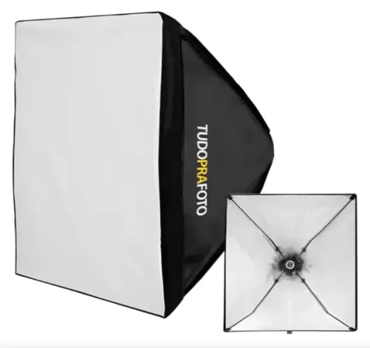 Softbox 60 x 60 + tripé de 2M - Não acompanha a lâmpada