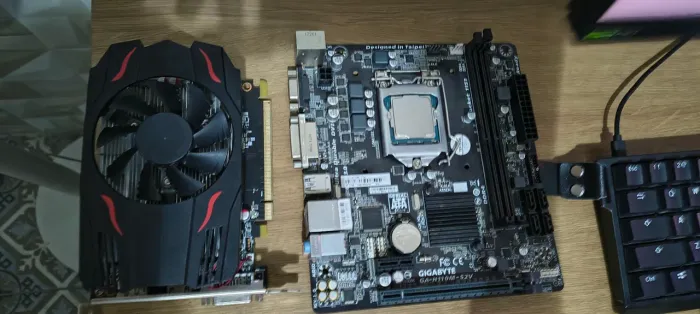 Kit PC: PLACA MÃE, PLACA DE VIDEO E PROCESSADOR