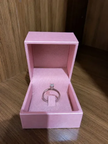 Vendo Anel Solitário Prata 925 Noivado Feminino 
