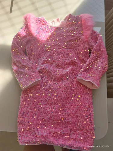 Vestido fantasia infantil Barbie girl