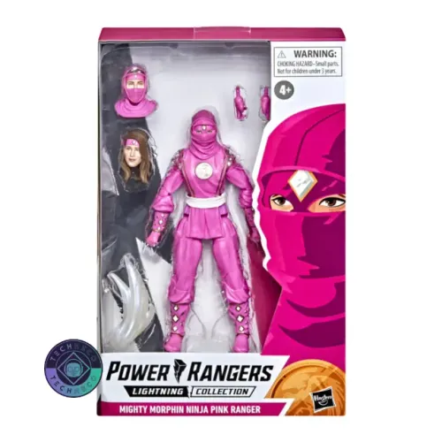 POWER RANGERS NINJA ROSA - MIGHTY MORPHIN - LACRADO