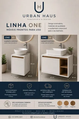 Gabinetes para Banheiro