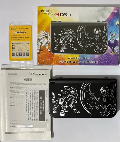 New Nintendo 3Ds XL Pokémon Solgaleo Lunala 