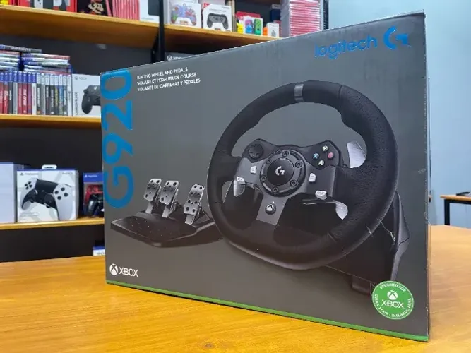Volante Logitech G920 Xbox One Series e PC Novo (Com Nota Fiscal e Garantia)