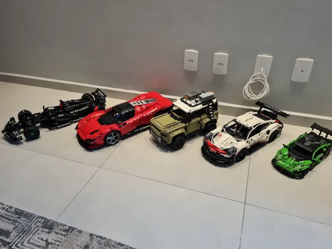 Coleção Carros Lego montados