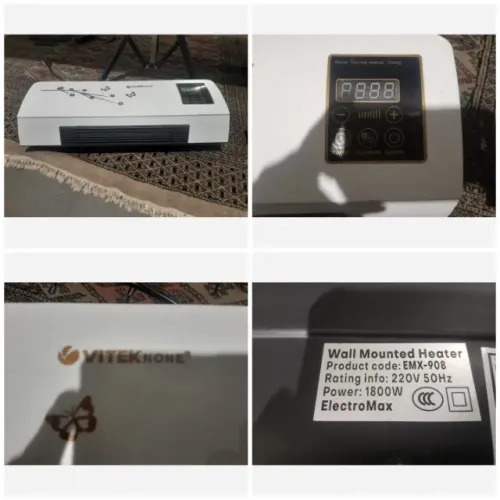 Aquecedor Elétrico de Parede ElectroMax EMX-908 1800W 220V