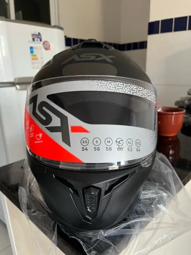 LACRADO CAPACETE ACX PRETO FOSCO NUMERAÇÃO 60.