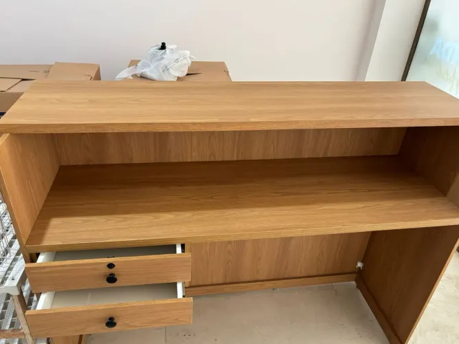 BALCÃO DE ATENDIMENTO DE MDF