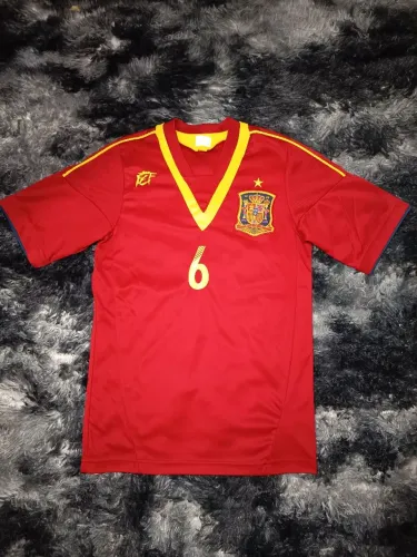 CAMISA ESPANHA OFICIAL - #6 INIESTA
