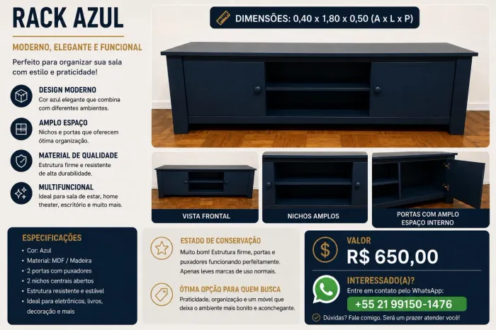 Rack Azul