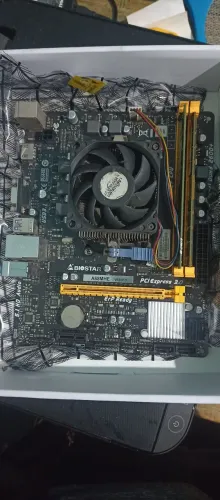 Placa mãe AMD + processador A10 7700 16Gb